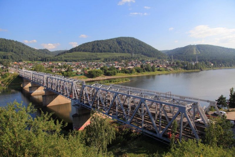Мост Енисей Дивногорск