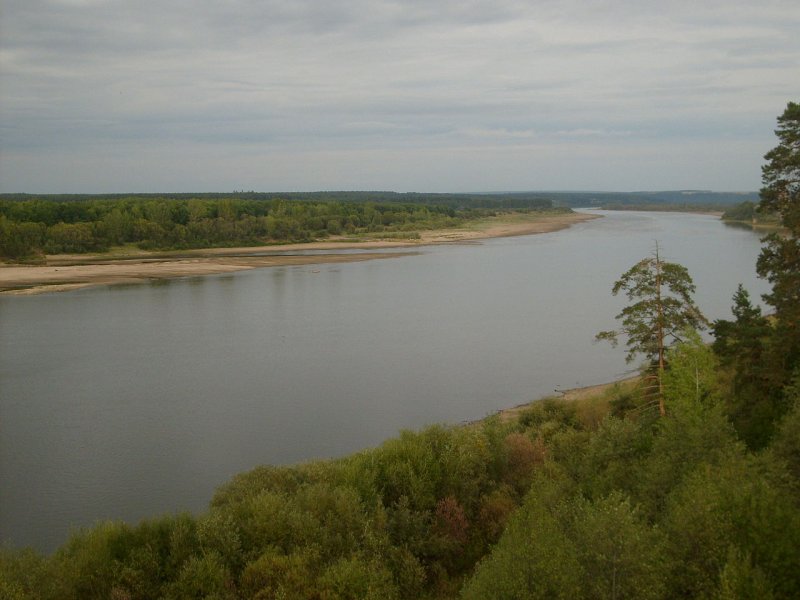 Река Вятка в Удмуртии