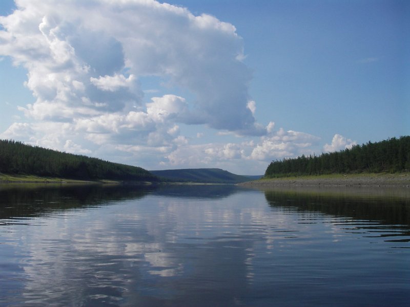 Река Тунгуска Красноярский край