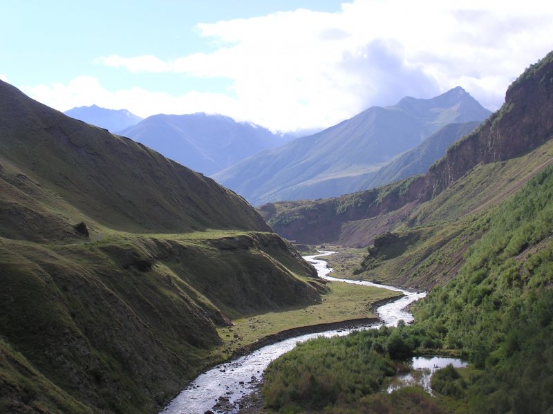 Река Терек Северная Осетия