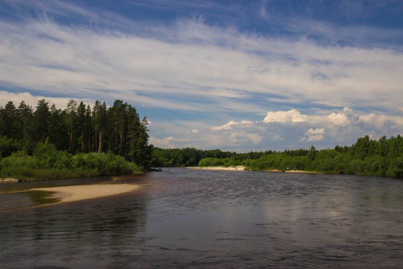 Река лес Керженец