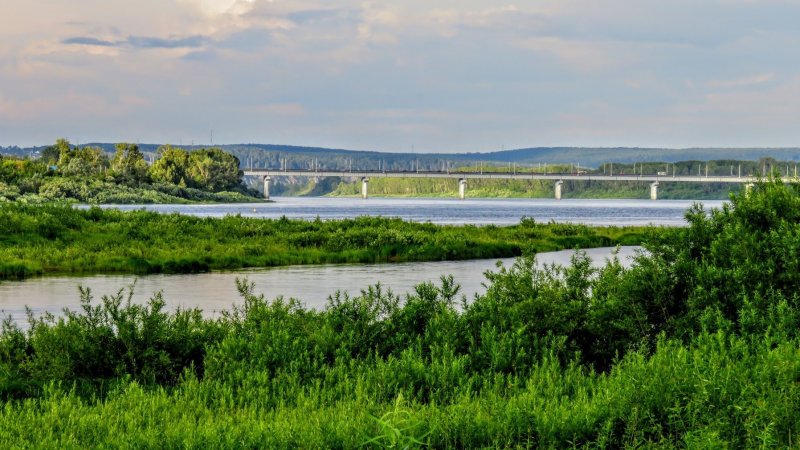 Юрга река Томь Кемеровская область для детей