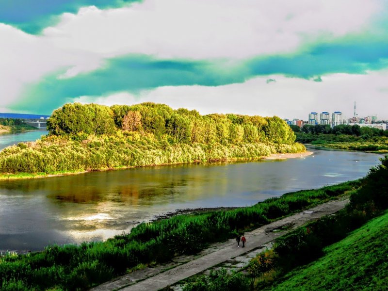 Река Томь Кемерово