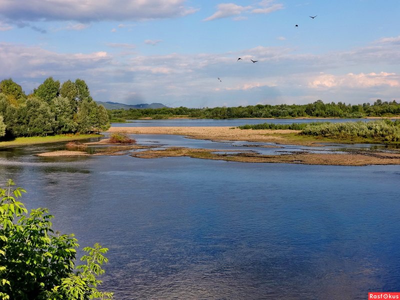 Томь река Новокузнецк приток