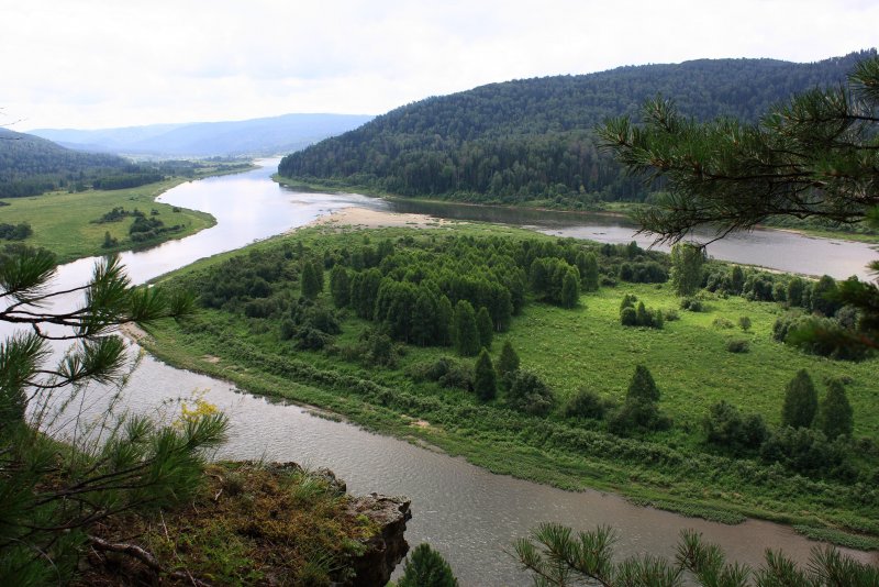 Река Мрас-Су в Кемеровской области