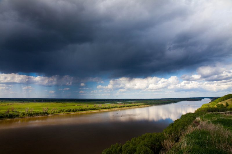 Река Иртыш Казахстан
