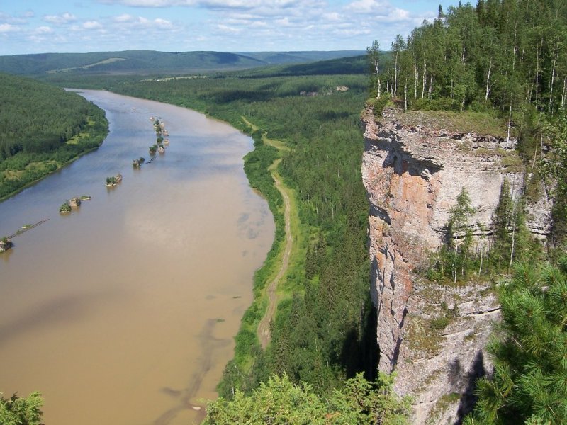 Река Урал в Челябинской области Исток