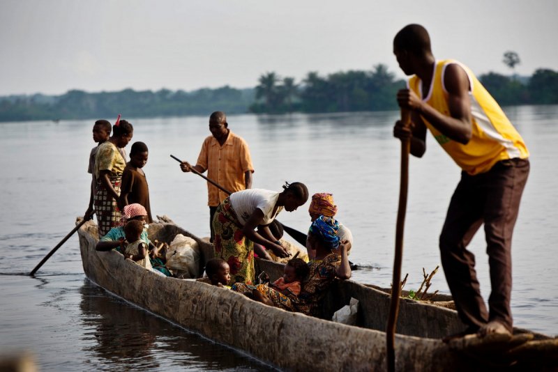 Джунгои Африки реке Конго