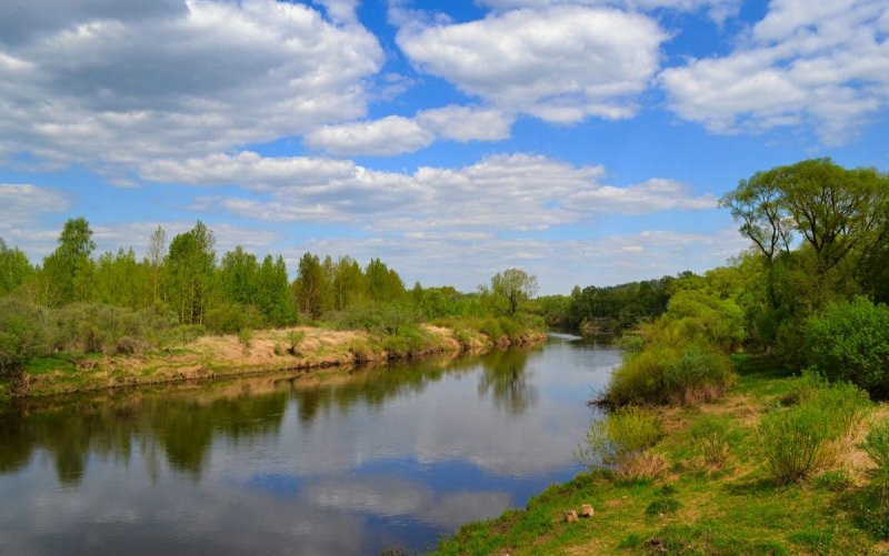 Река Днепр в Смоленской области