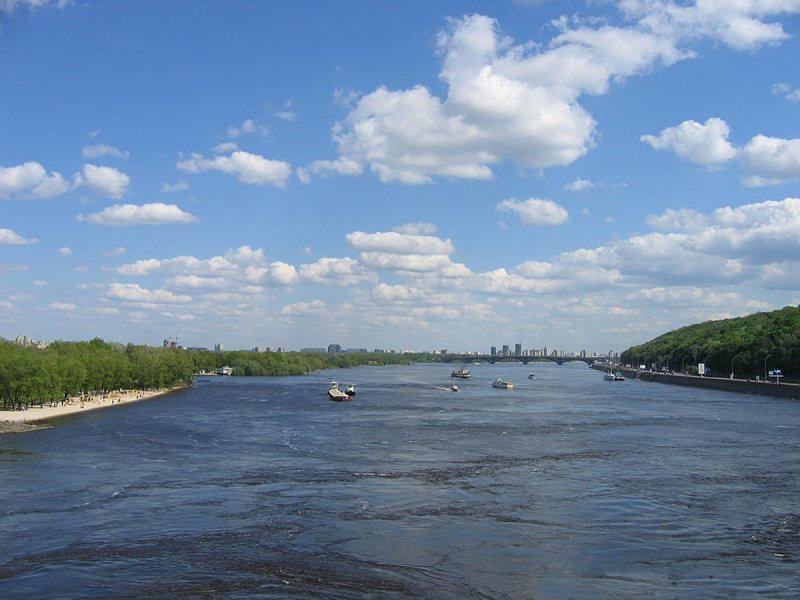 Залив реки Днепр