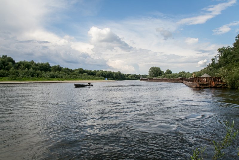 Фото реки Припять в Беларуси