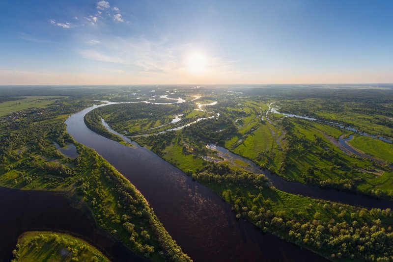 Река Припять в Беларуси