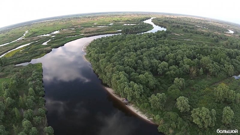 Фото реки Припять в Беларуси