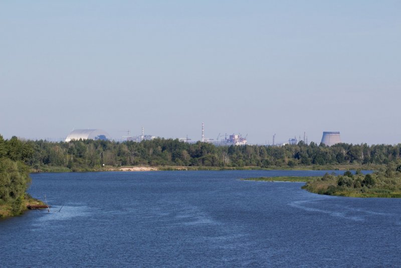 Река Припять в Чернобыле