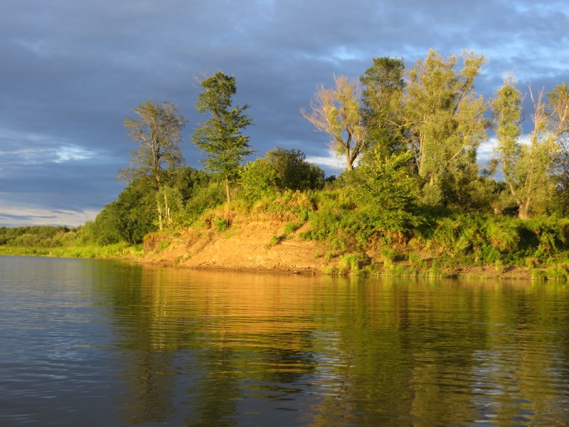 Берега река Кама Татарстан