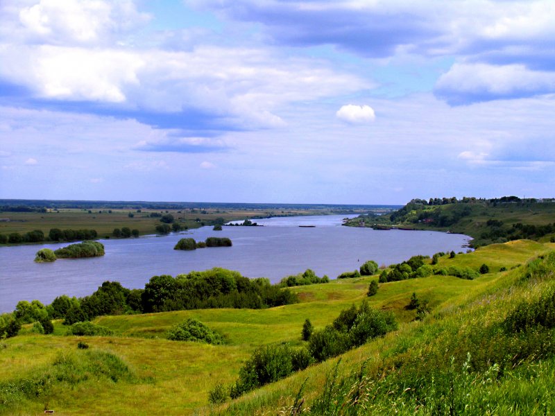 Село Константиново река Ока