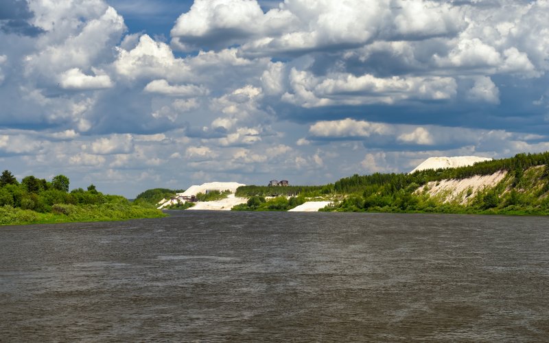 Река Ока во Мценском районе