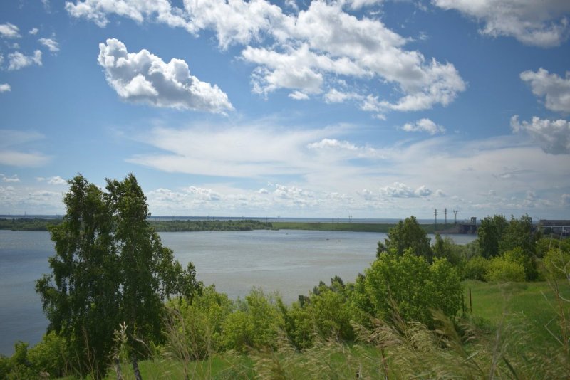 Река Обь и Обское водохранилище