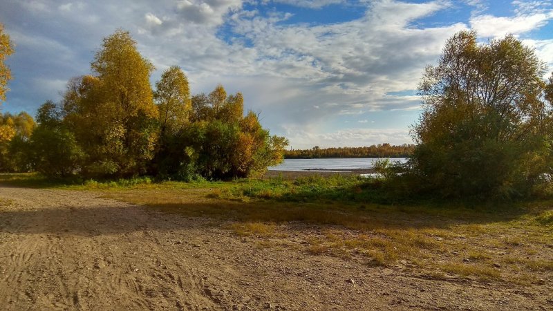 Река Обь Новосибирской области