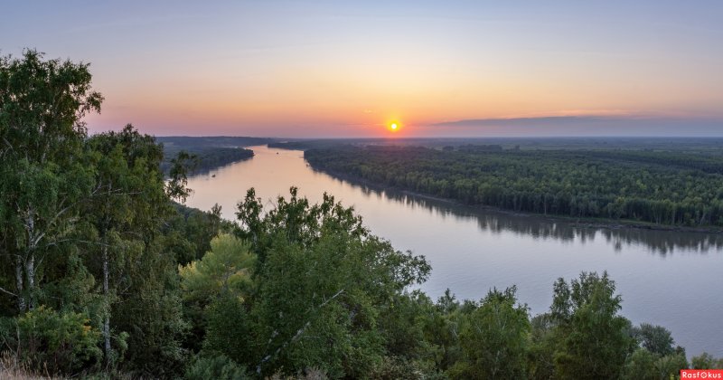 Набережная реки Обь Новосибирск