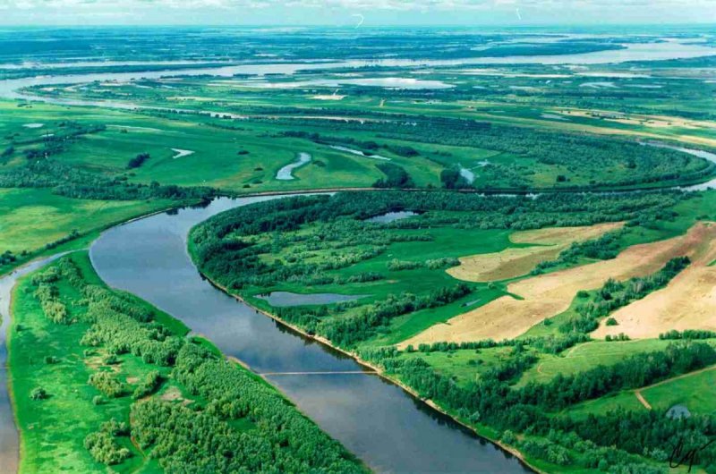 Город Новосибирск река Обь