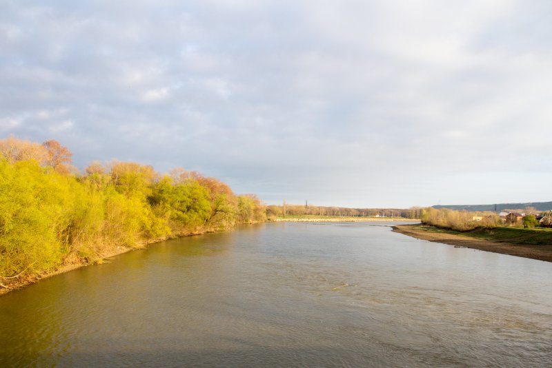 Краснодар река Кубань 2020