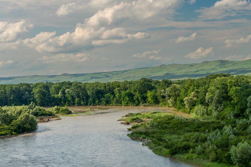 Исток реки Кубань