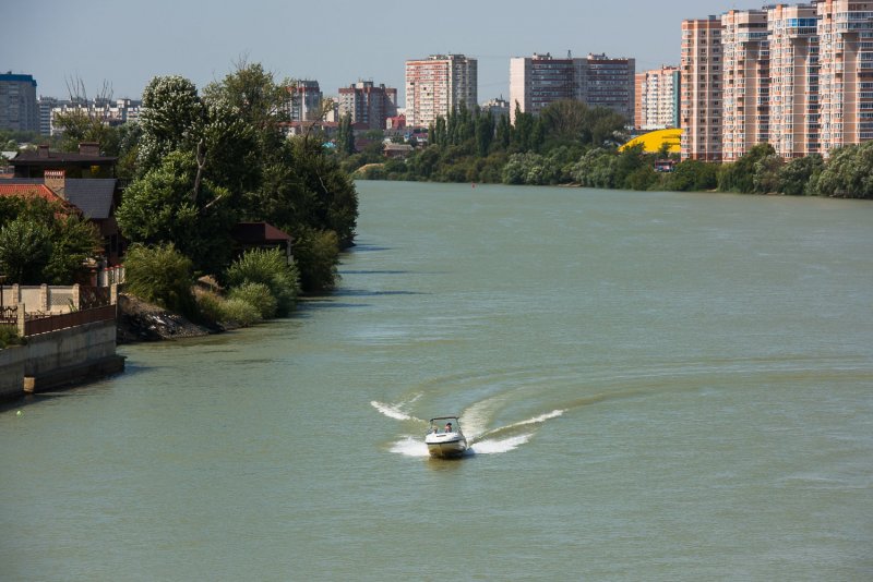 Пейзажи реки Кубань