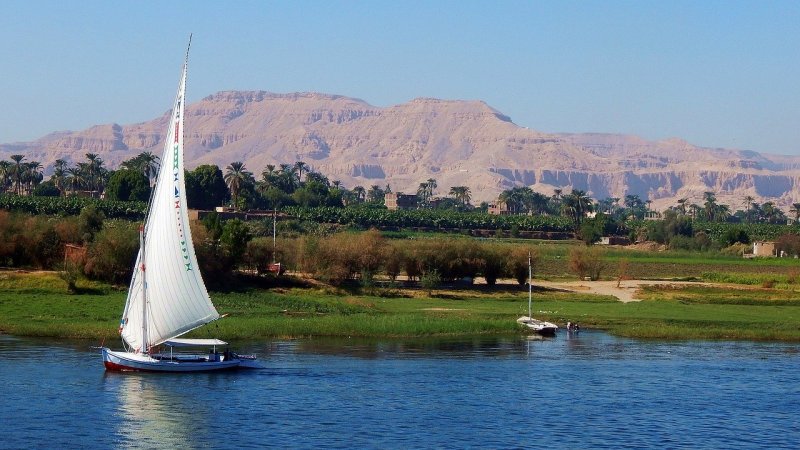 Река Нил фото в Египте