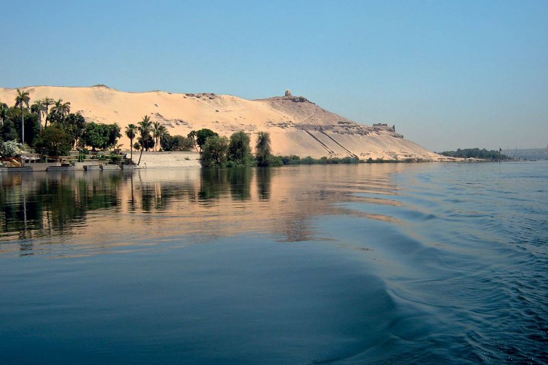 Река Нил в Луксоре