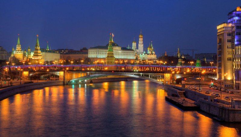 Красная площадь Москва река