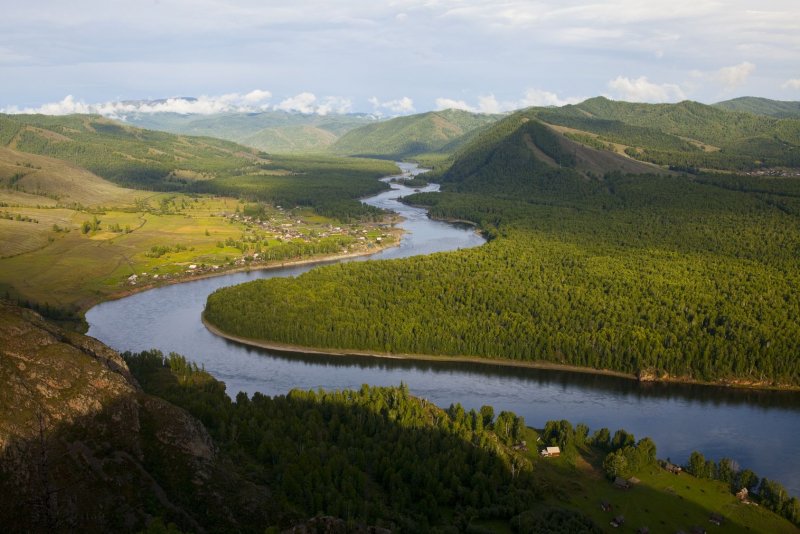 Реки Сибири Енисей