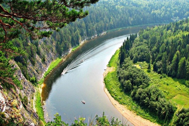 Фото реки Чусовой Пермский край