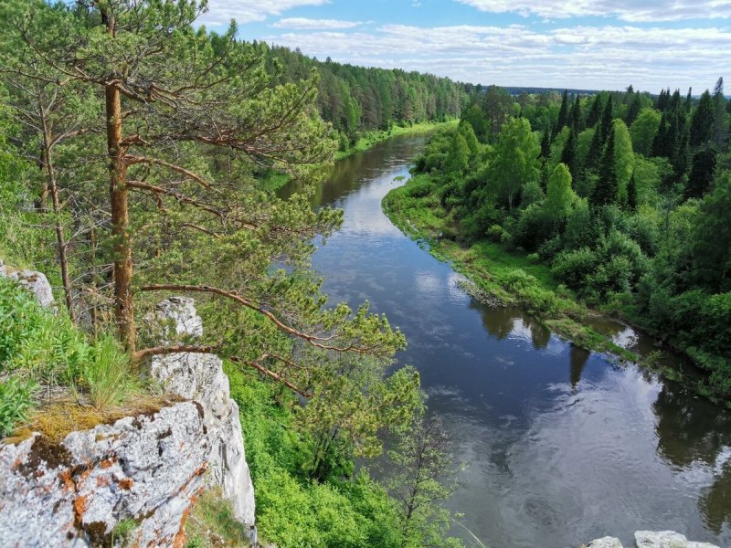 Река Чусовая Свердловская область Коуровка