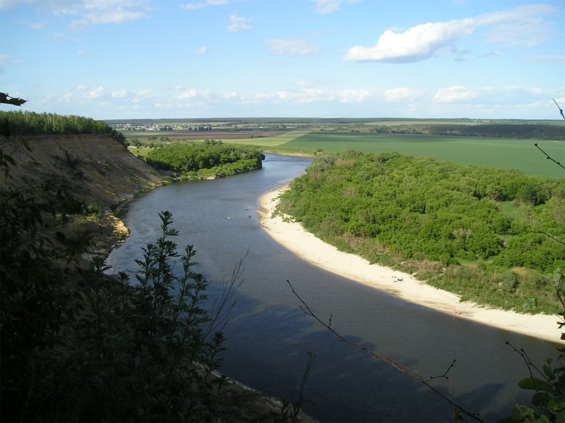 Река Дон Тульская область Орловка