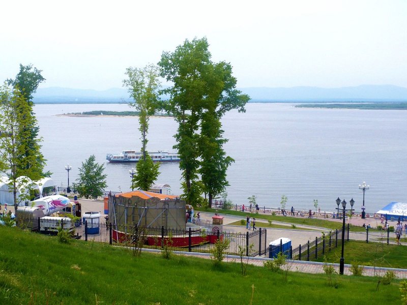 Река Амур Комсомольск на Амуре