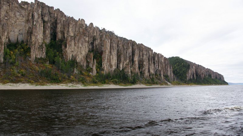 Река Лена каньон Ленские
