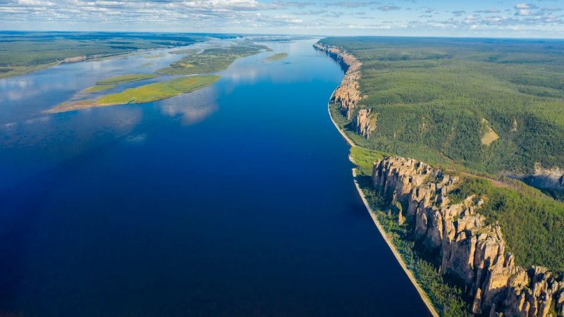 Река Лена в Новосибирске