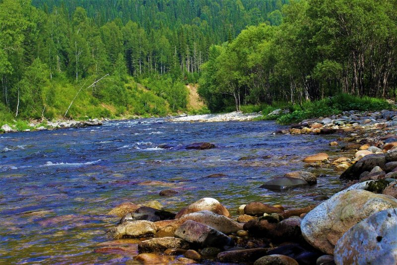 Галечные реки в Свердловской области