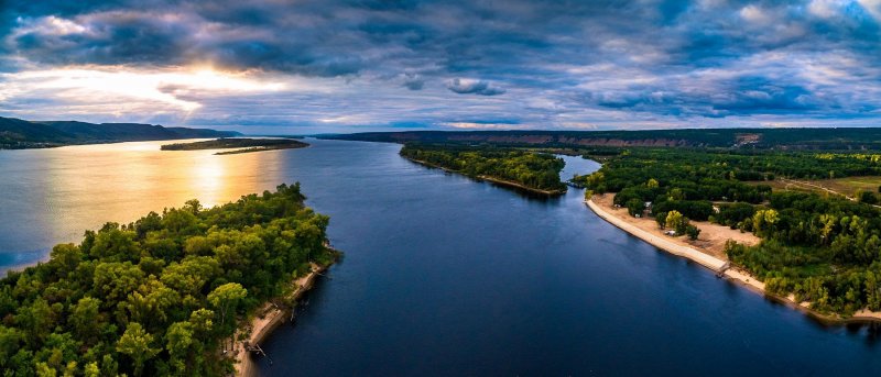 Волга река природа Самара