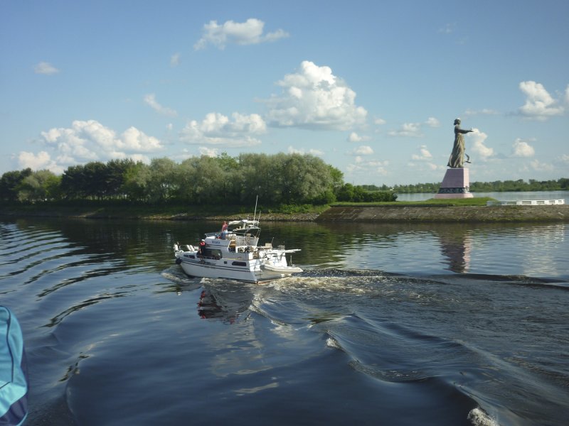 Река Волга Рыбинск Кострома
