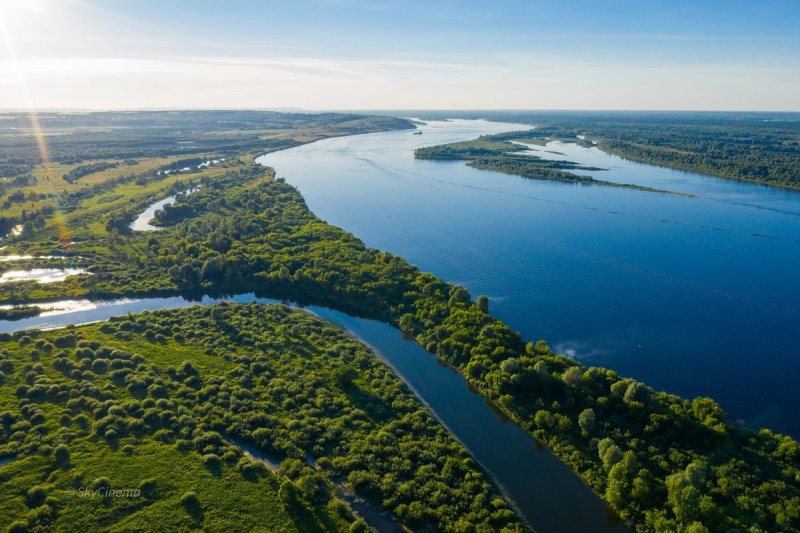 Река Волга Кстовский район