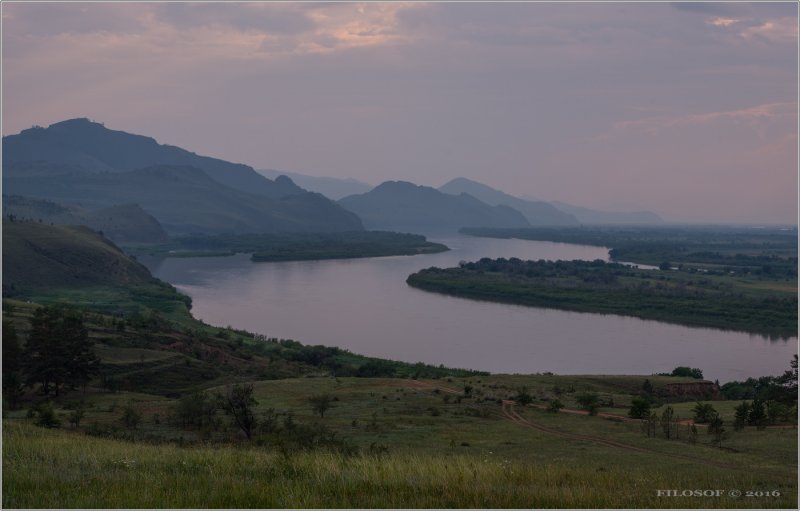 Пейзажи реки Селенга