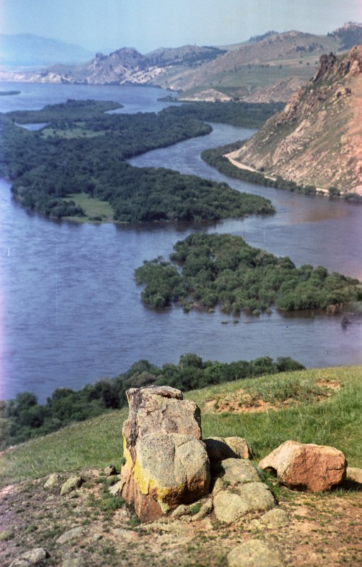 Река Селенга вид слив горы