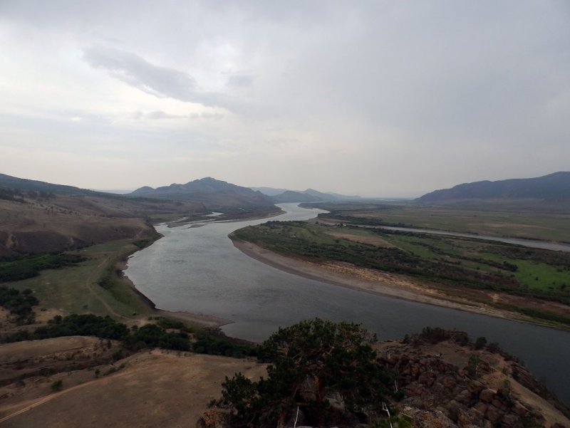 Река Селенга в Бурятии