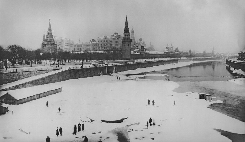 Москва река Кремль 20 век