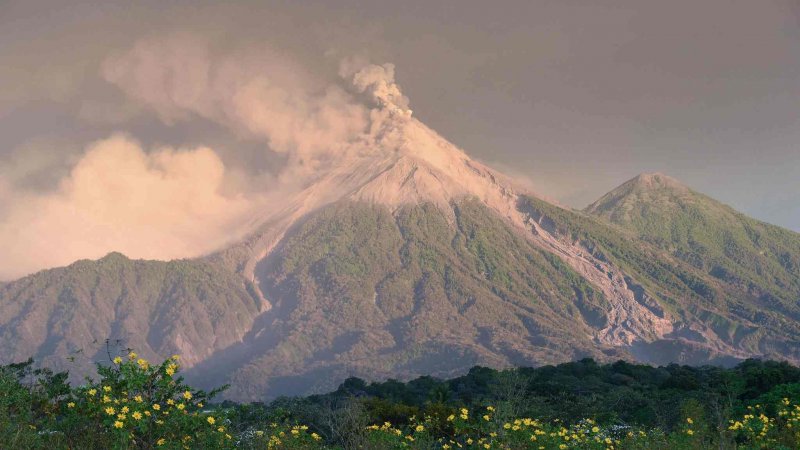 Вулкан Фуэго координаты
