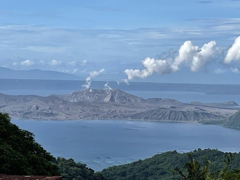 Вулкан Тааль Филиппины извержение
