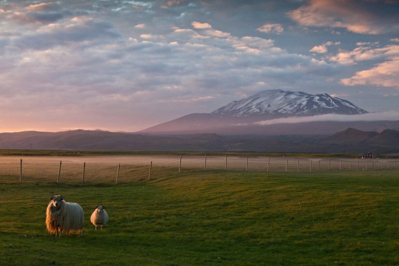 Исландия вулкан Гекла