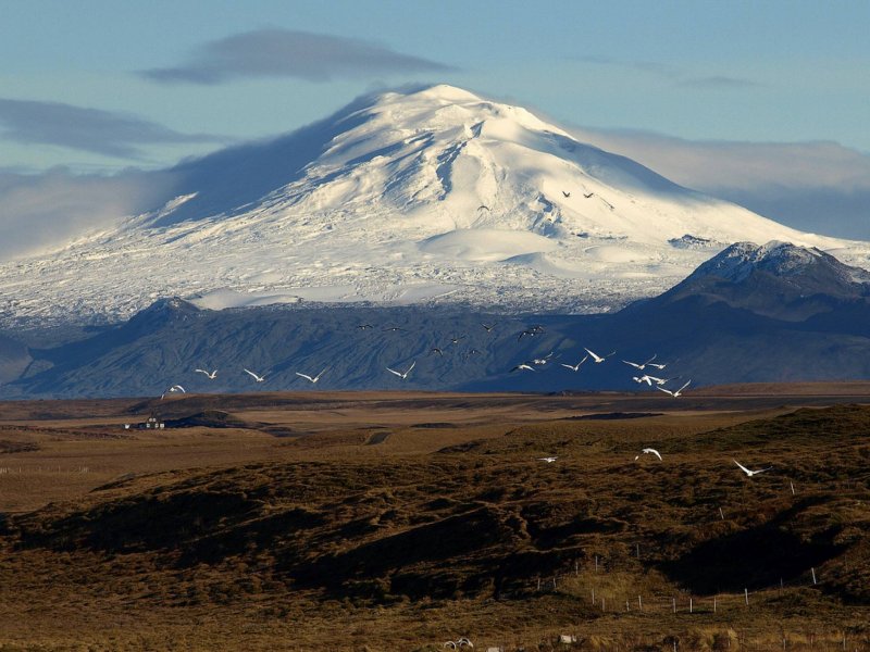 Исландия вулкан Гекла